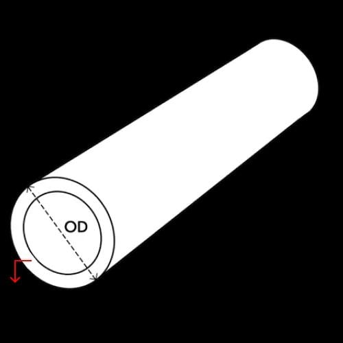 Gambar Spesifikasi Pipa Hitam Ø3" (87,50mm) x 1,2 x 6M (B)