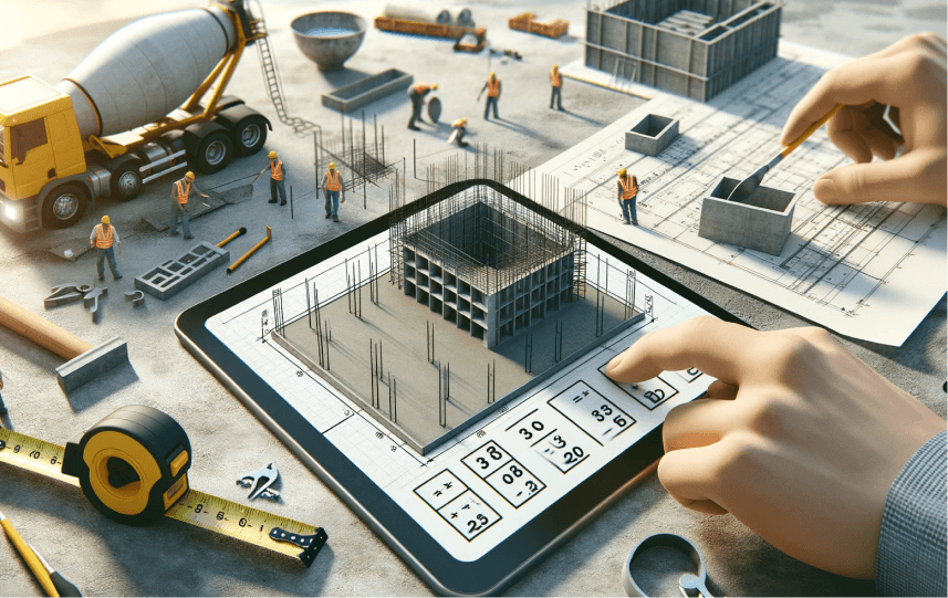 Cara menghitung kubikasi beton